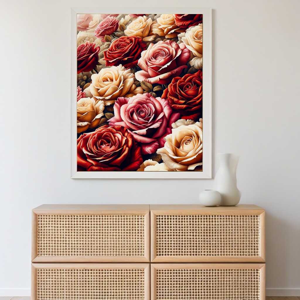 Paint by Numbers - Rose Bleeding Picture