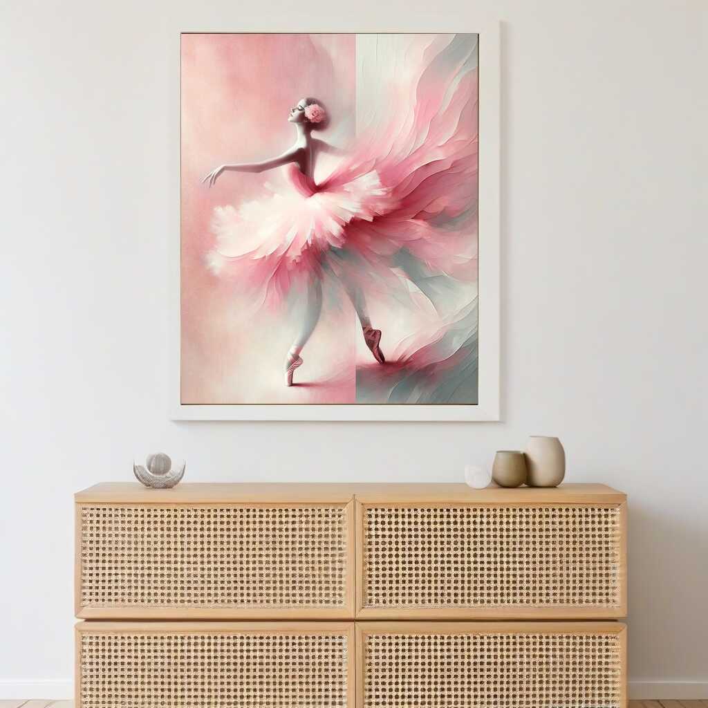 Ballerina in pink tutu - Paint by Numbers
