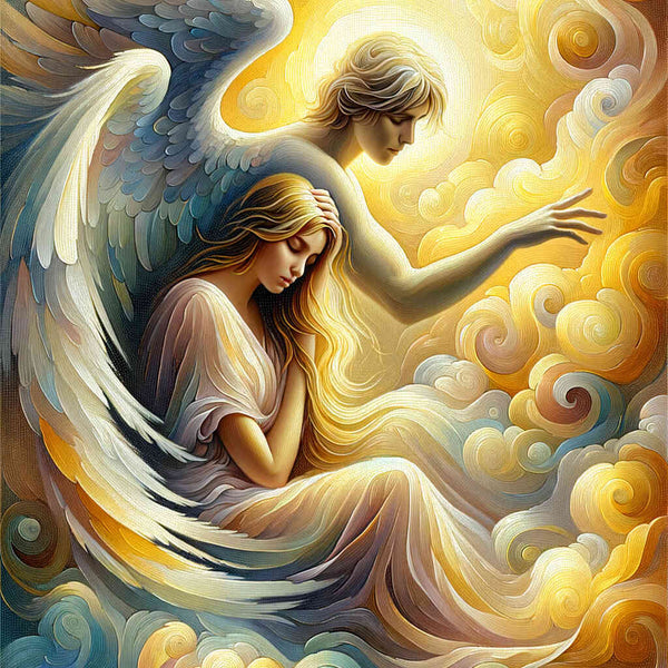 Paint by Numbers - Woman with Guardian Angel