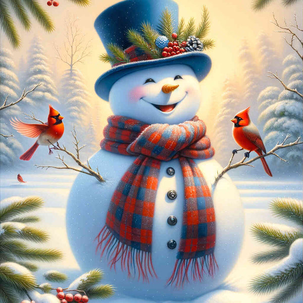 Paint by Numbers - Dressed Snowman
