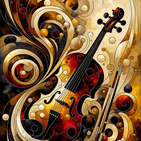 Violin abstract - Paint by Numbers