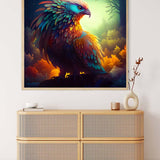 Diamond Painting - Vogel blickt seitlich - gedruckt in Ultra-HD - Neu eingetroffen, Quadratisch, Tiere, Vogel