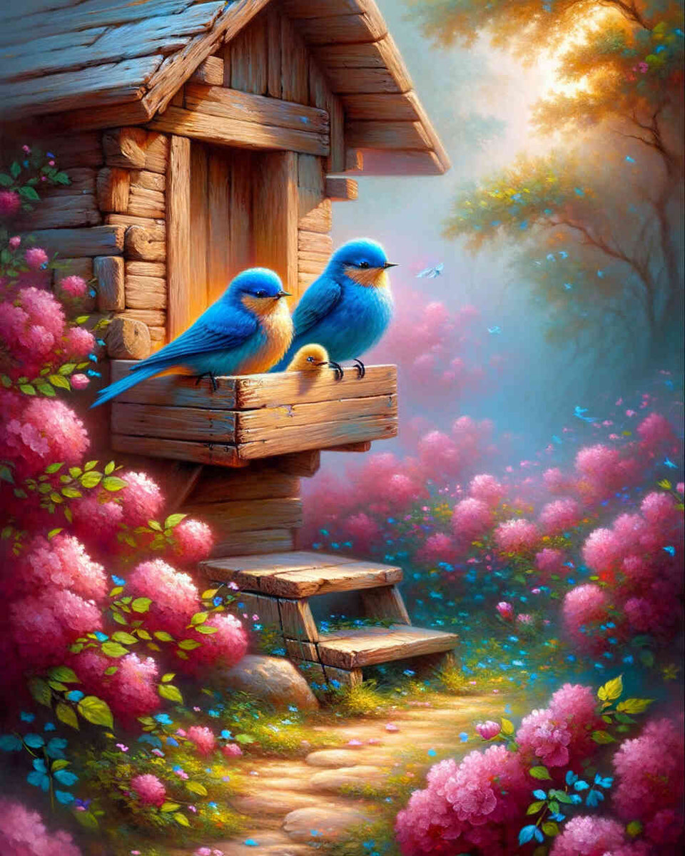 Paint by Numbers - Bird Home