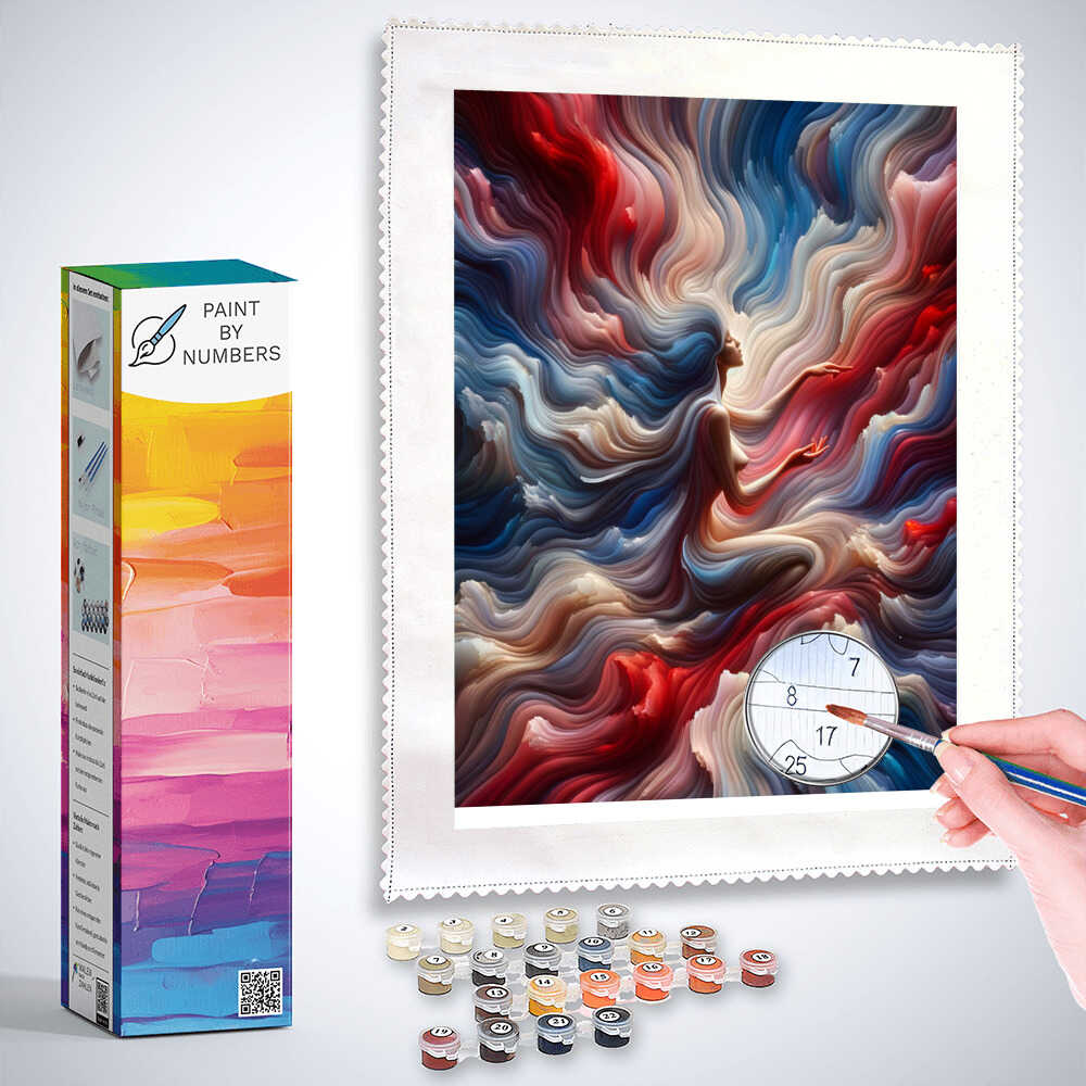 Paint by Numbers - Abstract Woman Colors