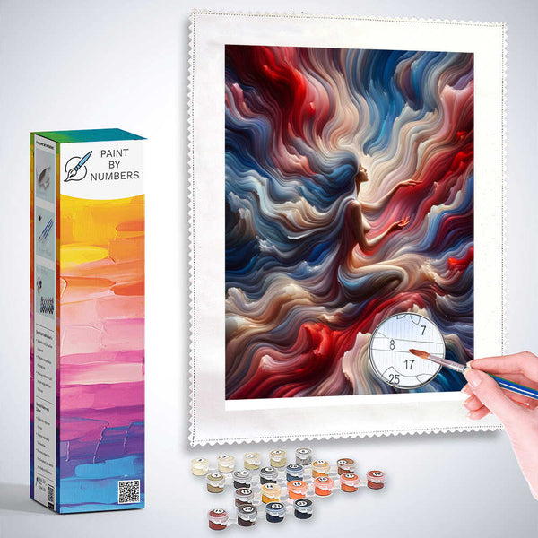 Paint by Numbers - Abstract Woman Colors