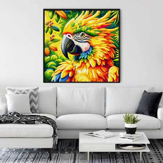 Paint by Numbers - Color impression parrot