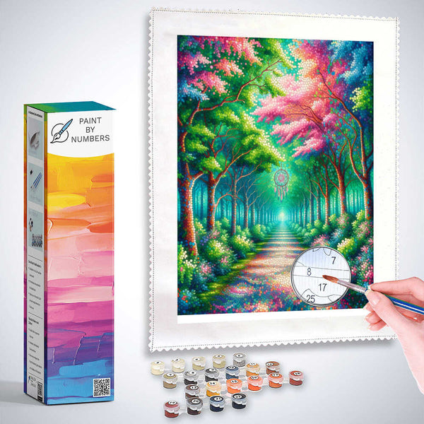 Paint by Numbers - Enchanted Forest Path