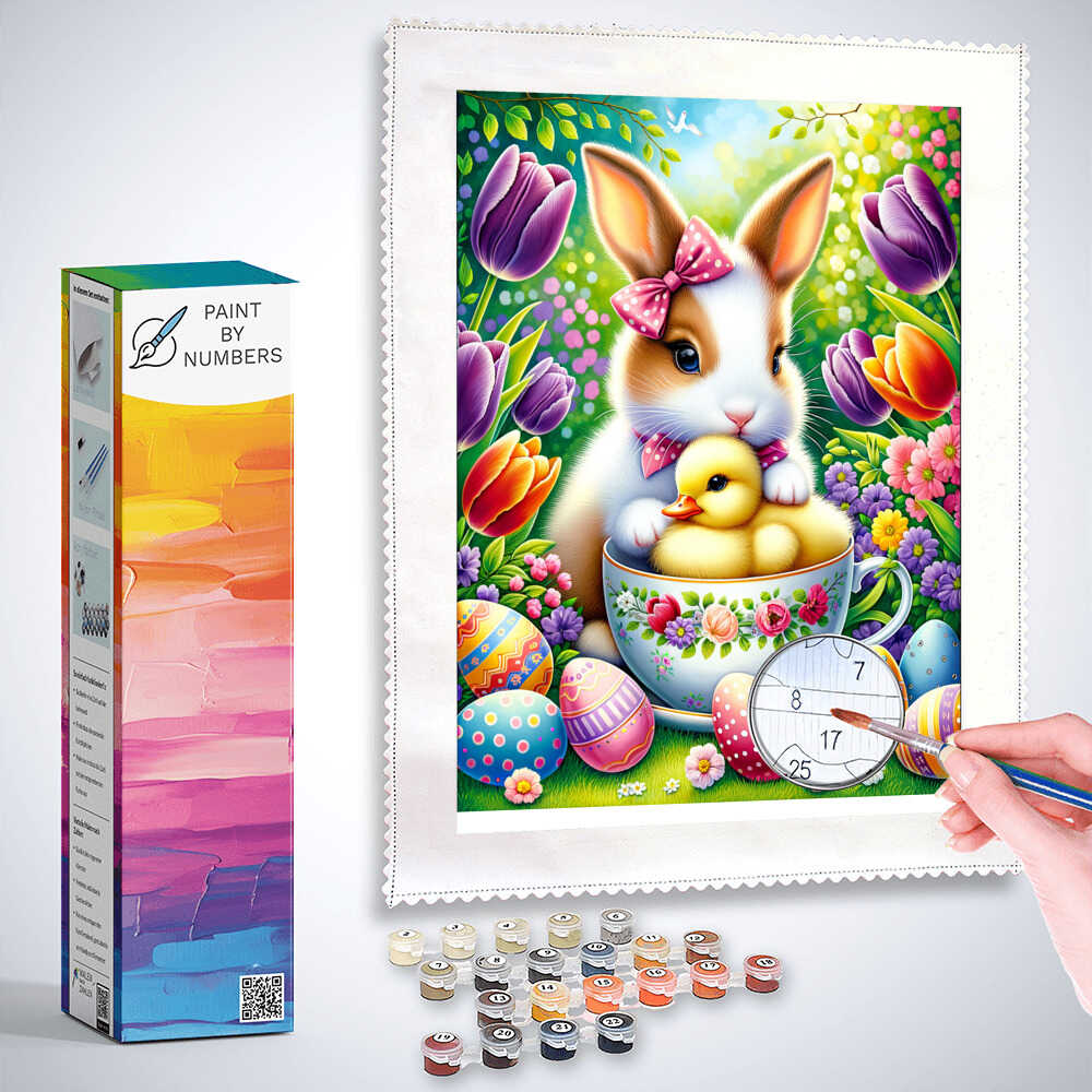 Paint by Numbers - Bunny with Grinding Cup