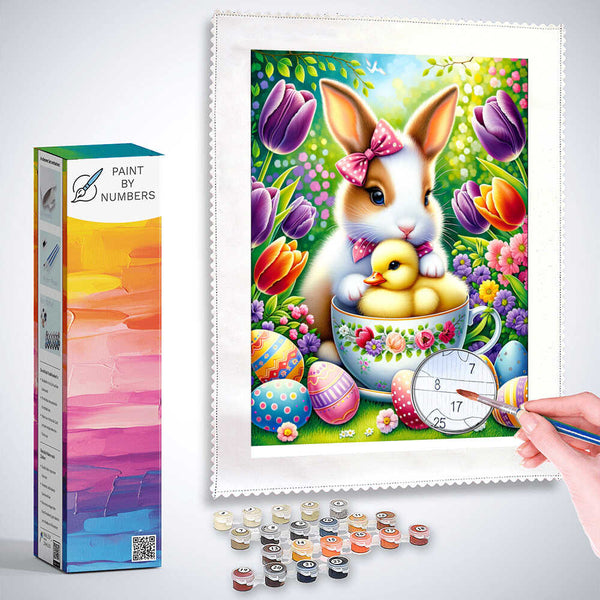 Paint by Numbers - Bunny with Grinding Cup