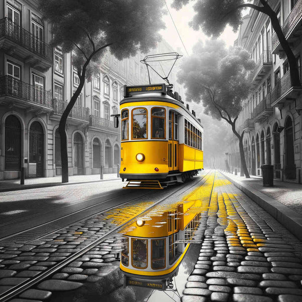 Paint by Numbers - Yellow Tram