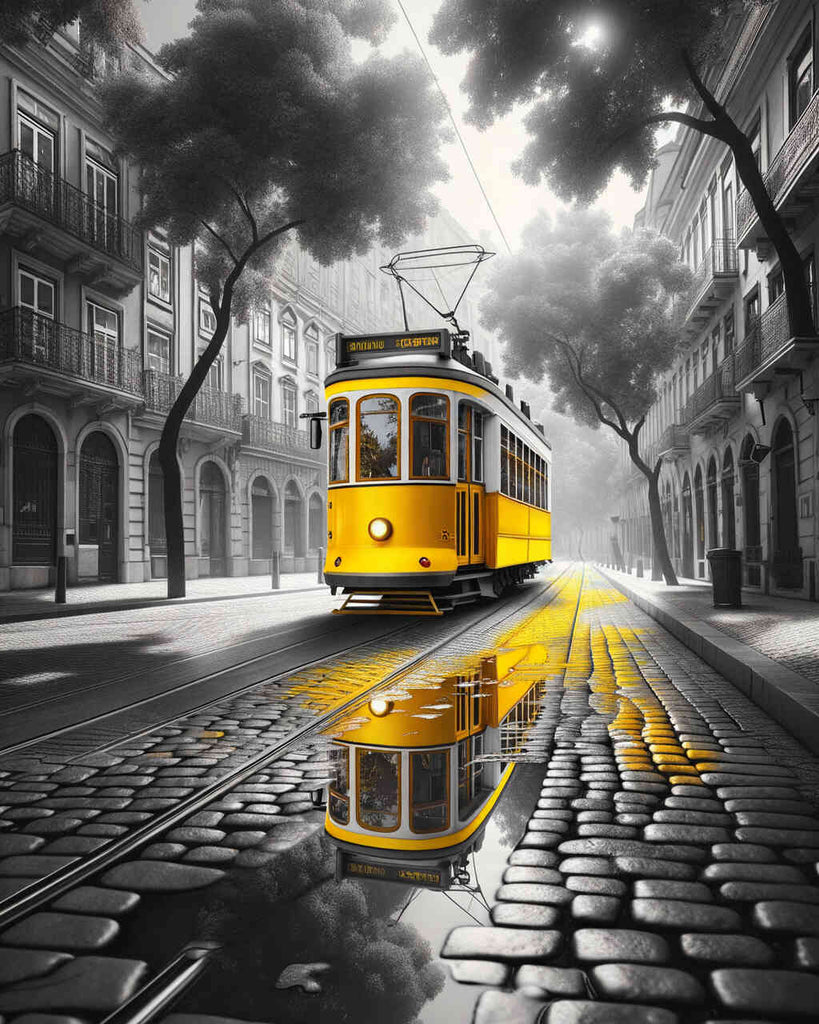 Paint by Numbers - Yellow Tram