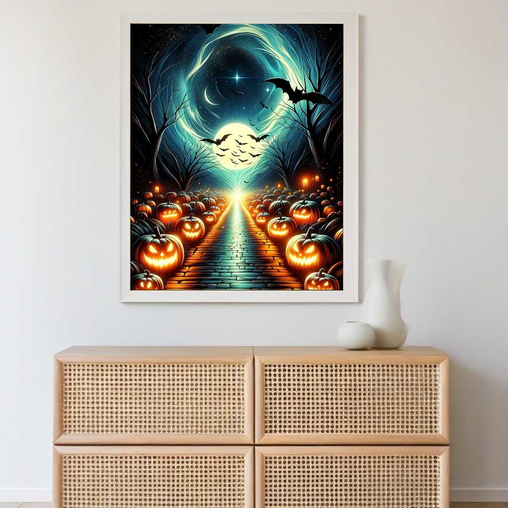 Paint by Numbers - Halloween Lit Curbis