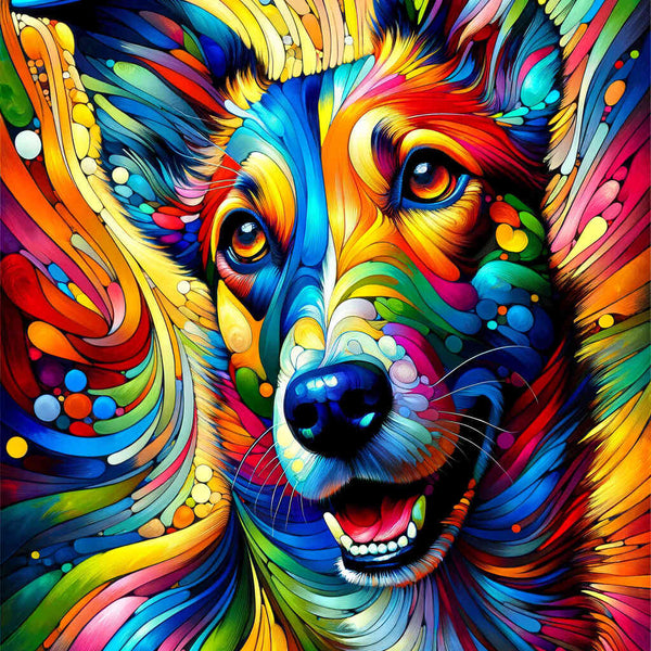 Paint by Numbers - Colorful Dog