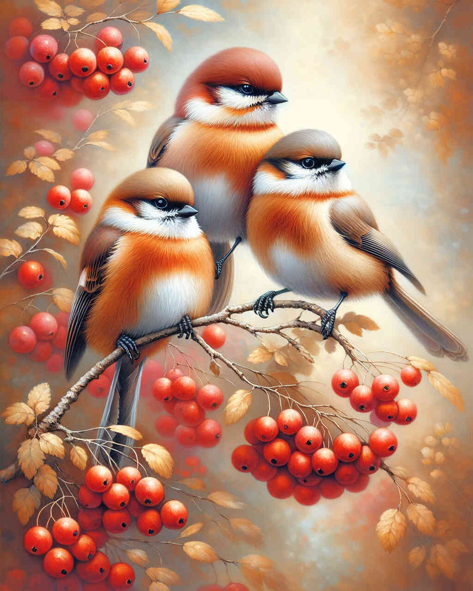 Paint by Numbers - Three Bird