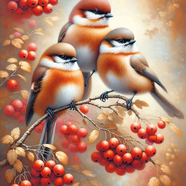 Paint by Numbers - Three Bird