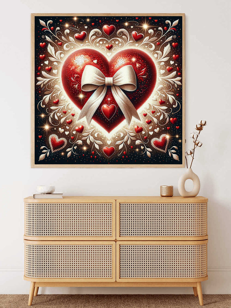 Paint by Numbers - Heart with Loop