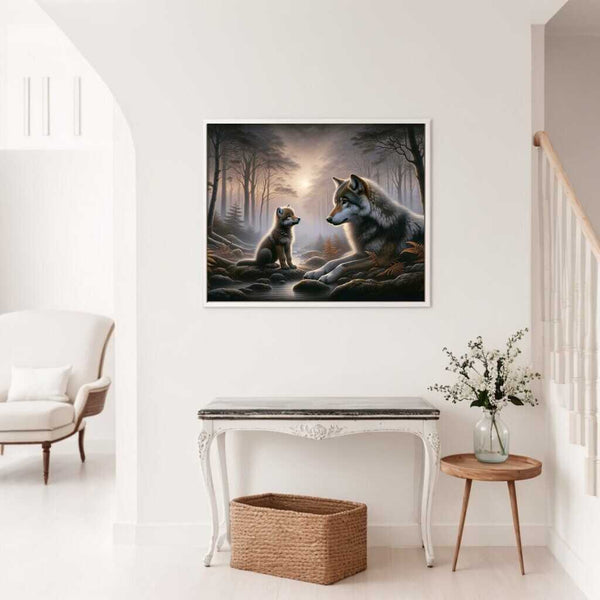 Paint by Numbers - Learn to smell, wolves