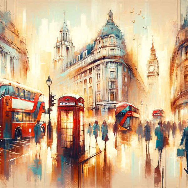 London, busy street - Paint by Numbers