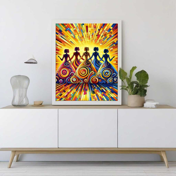 Paint by Numbers - Colorful dresses