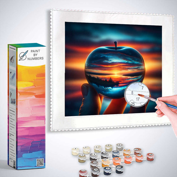 Paint by Numbers - Glass Apple Evening Mood