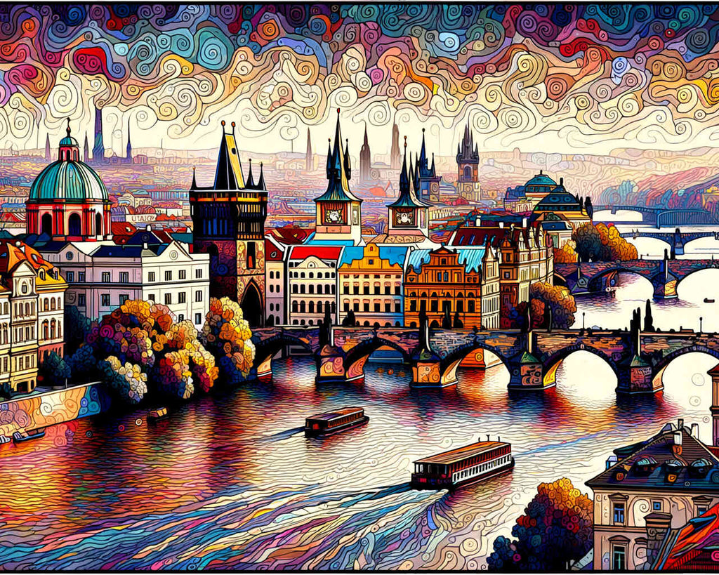 Prague - Paint by Numbers