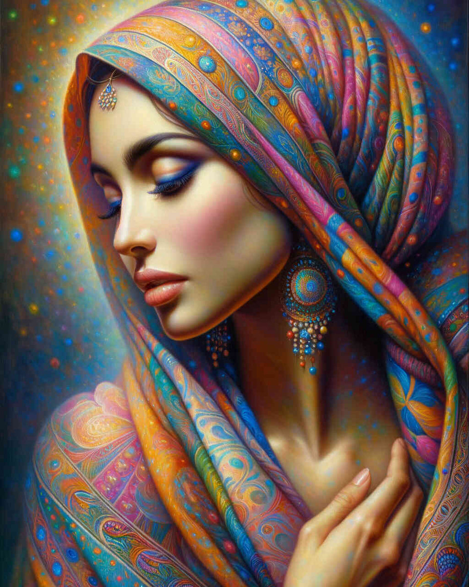 Paint by Numbers - Sanity with Colorful Cloth