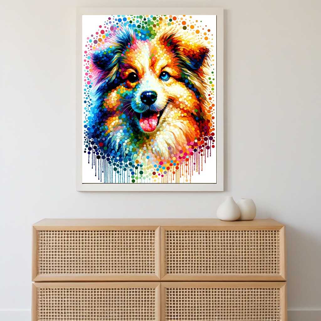 Paint by Numbers - Dog Gradient