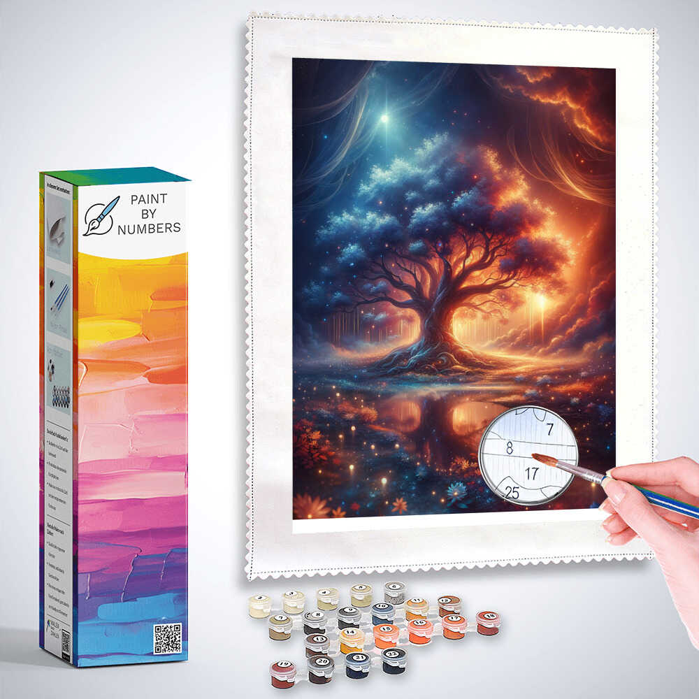 Paint by Numbers - Enchanting tree