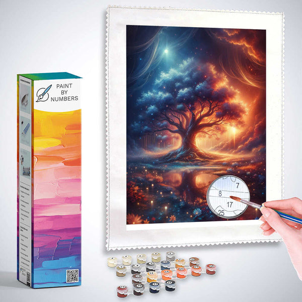 Paint by Numbers - Enchanting tree
