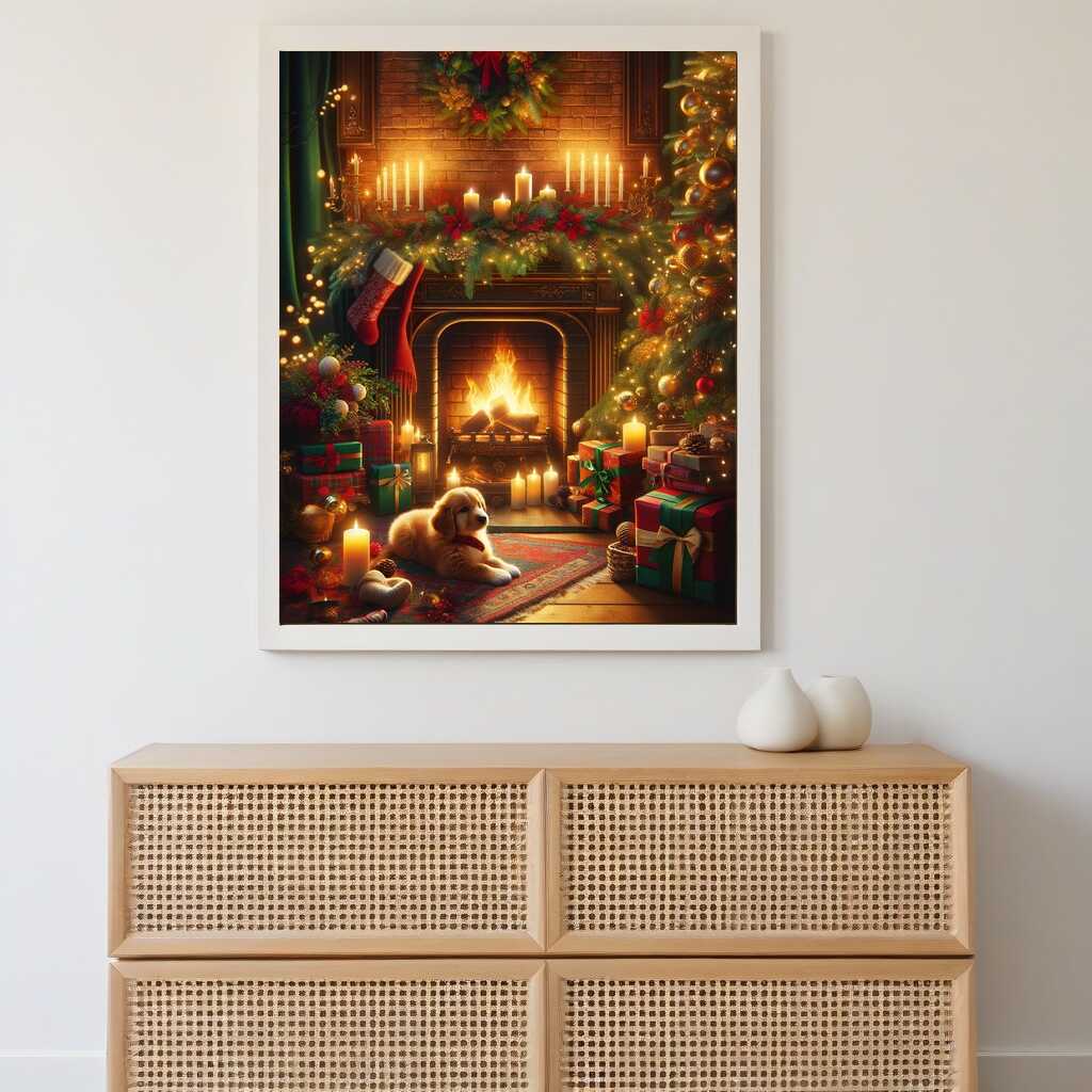 Paint by Numbers - Warming fireplace