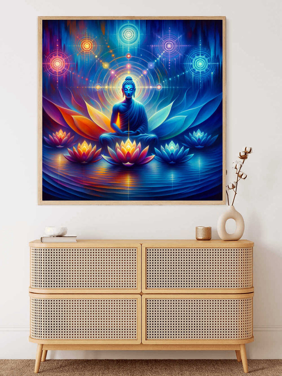 Paint by Numbers - Lotus Flowers Buddha