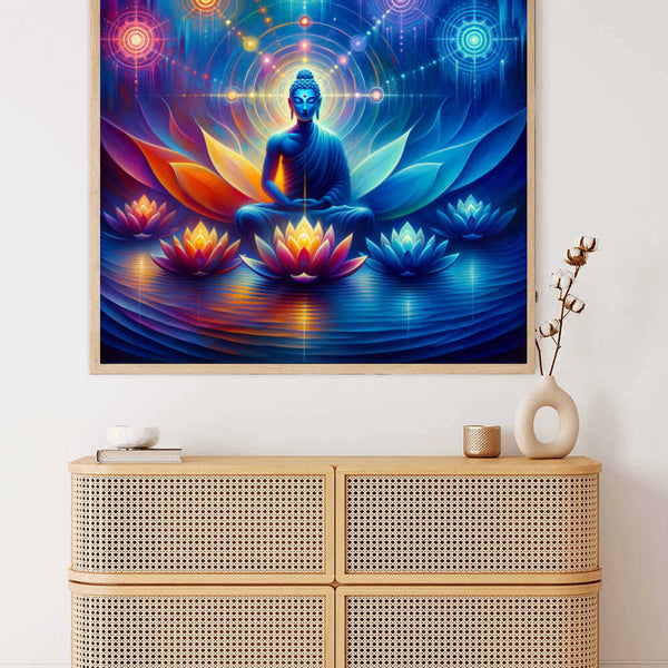 Paint by Numbers - Lotus Flowers Buddha