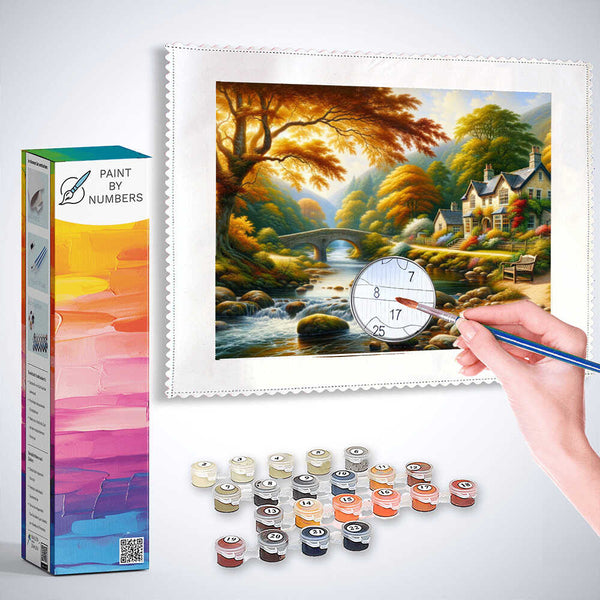 Paint by Numbers - Cottage on the river