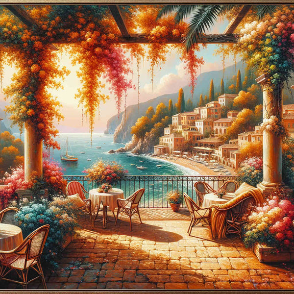 View, terrace - Paint by Numbers