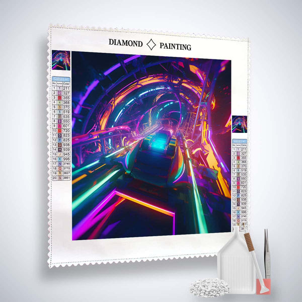 AB Diamond Painting - Zukunft - gedruckt in Ultra-HD - AB Diamond, Fantasy, Neu eingetroffen, Quadratisch