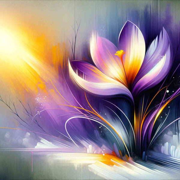 Paint by Numbers - Purple Crocus