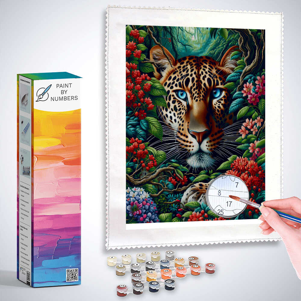 Paint by Numbers - Leopard Covered Itself