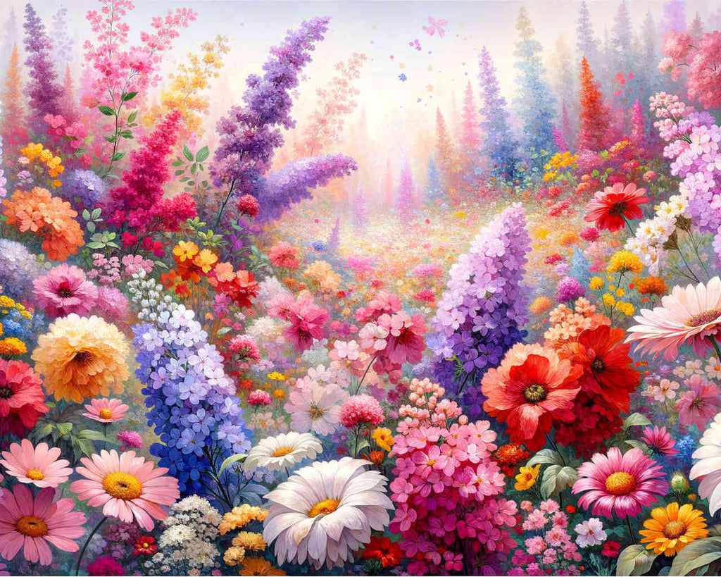 Paint by Numbers - Mix Flower Meadow