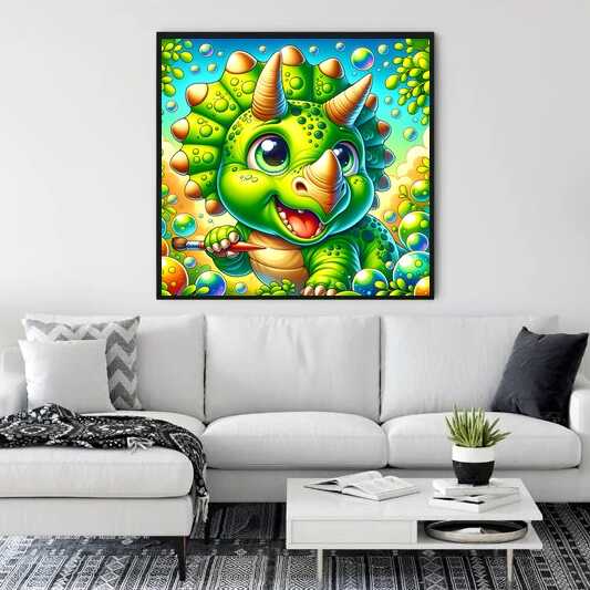 Trizi dinosaur - Paint by Numbers