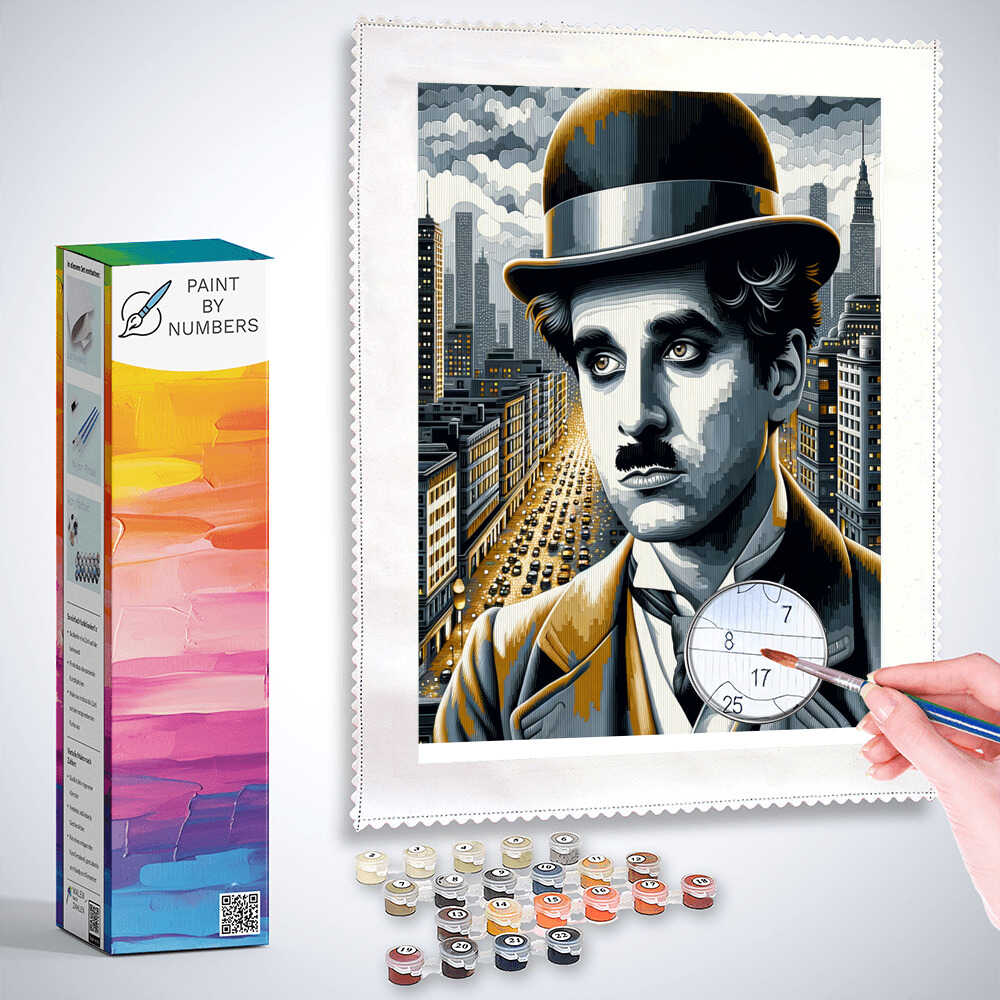 Paint by Numbers - Charlie Chaplin