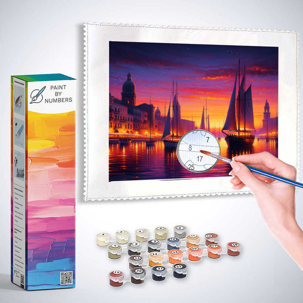 Paint by Numbers - Port City Sailboats