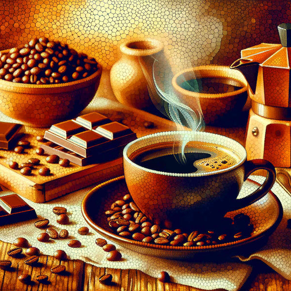 Paint by Numbers - Coffee with Chocolate