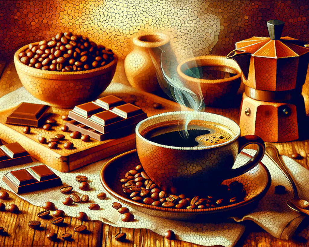 Paint by Numbers - Coffee with Chocolate