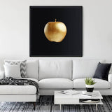 Goldener Apfel, fällt - Malen nach Zahlen - hochwertige Leinwand - 3fuer2, alfonso, exclude, früchste, früchte, küche, Mittel, modern, obst, Quadratisch, woo_import_1, zusatz