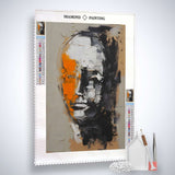 Minimalist Diamond Painting Kit with bonus Paint by Numbers; includes professional canvas, acrylic diamonds, tweezers, and application pen