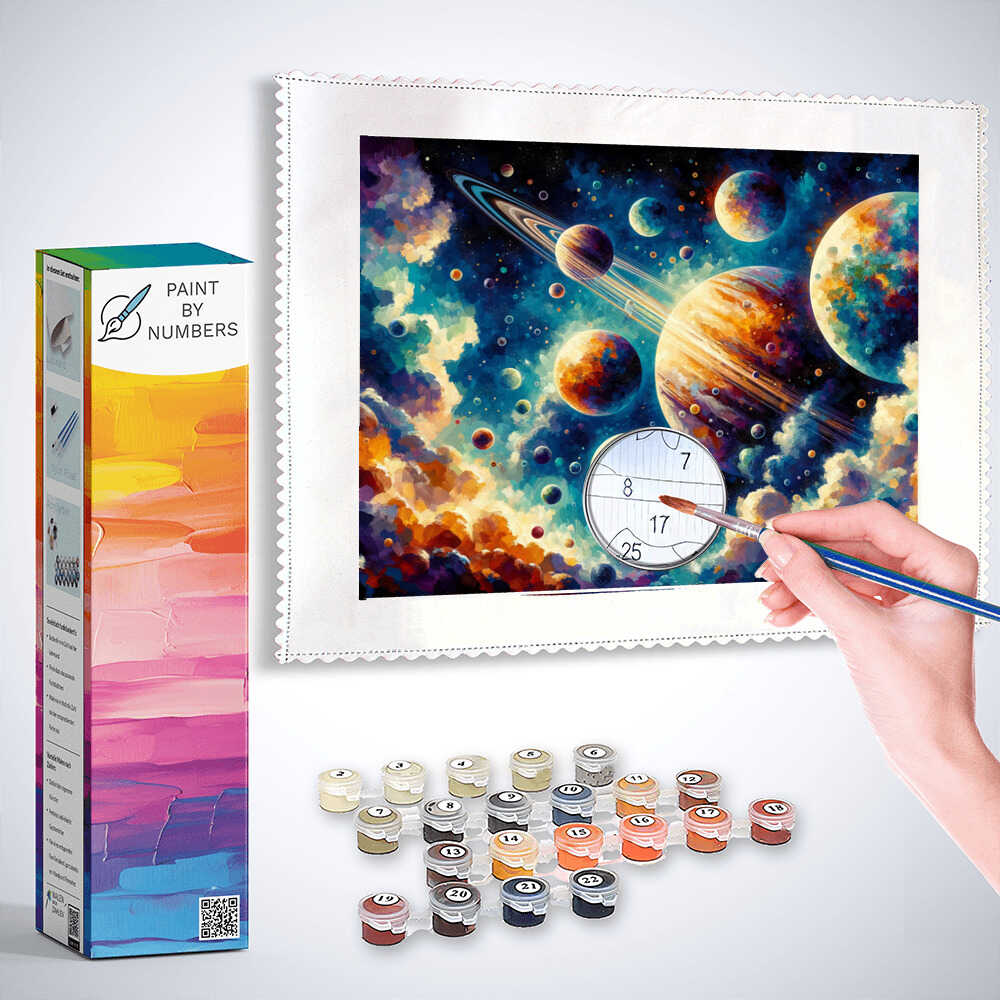 Paint by Numbers - Planet system
