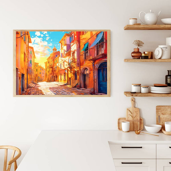 Old city, golden - Paint by Numbers