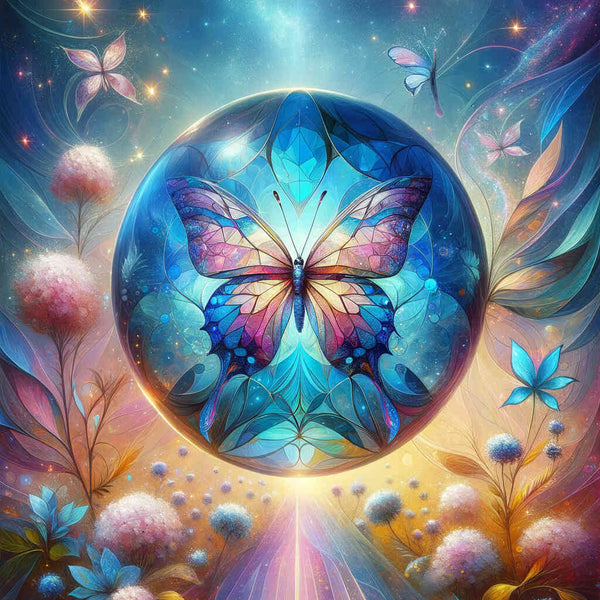 Paint by Numbers - Butterfly Glass Ball