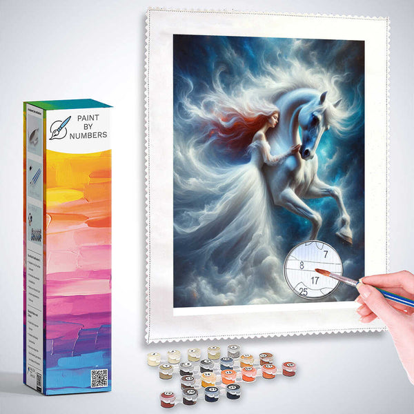 Paint by Numbers - Bride with White Horse