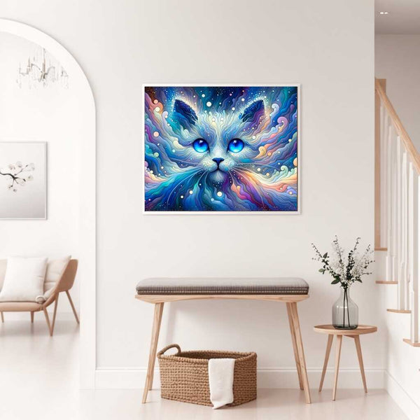 Paint by Numbers - Ice cat portrait